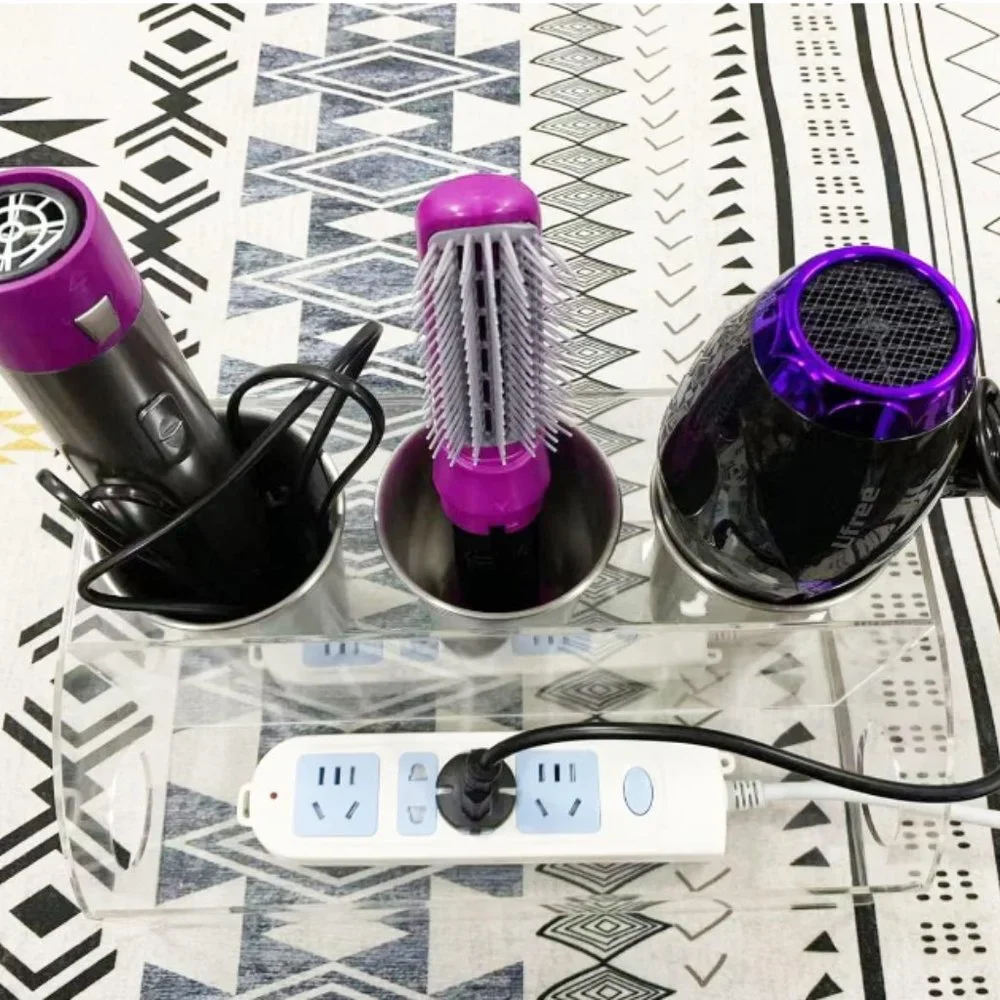 Organizador de herramientas para el cabello en acrilico
